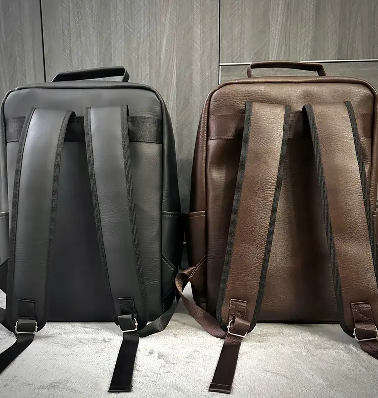 Balo DA PU Chống Thấm Nước Đựng Laptop 15.6 Inch Siêu Bền 2NUT - Backpack, Đeo Vai Bag 5