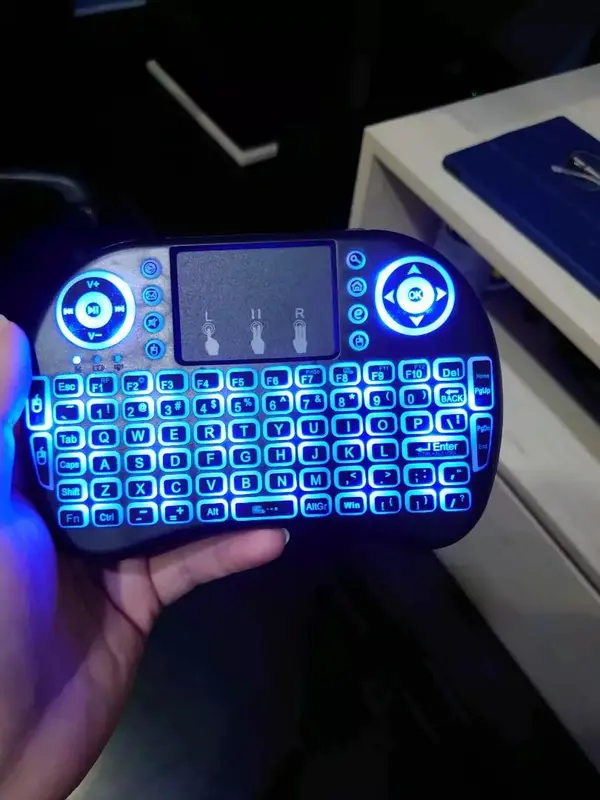 Bàn phím kiêm chuột mini cảm ứng không dây I8 cho Ps4 / Google / Android / Tv Box / chơi game Chơi Điện Tử 6