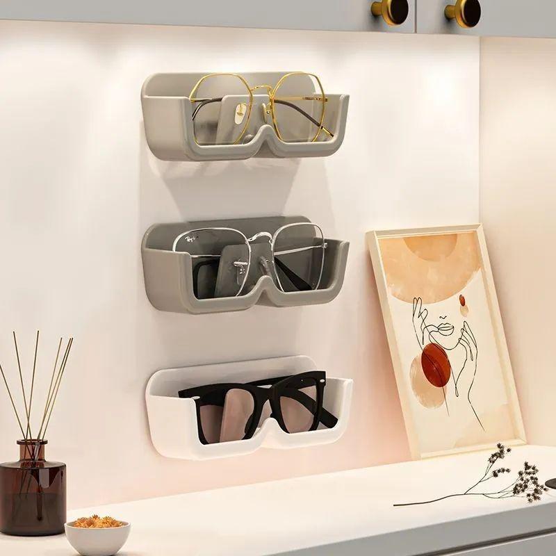 Giá Để Kính Râm, Giá Để Kính Bằng Kính Thị Lực, Phong Cách Ins Mới, Treo Tường Chống Áp Lực, Thích Hợp Cho Phòng Tắm Và Đầu Giường, Giá Để Kính Kitchen 2