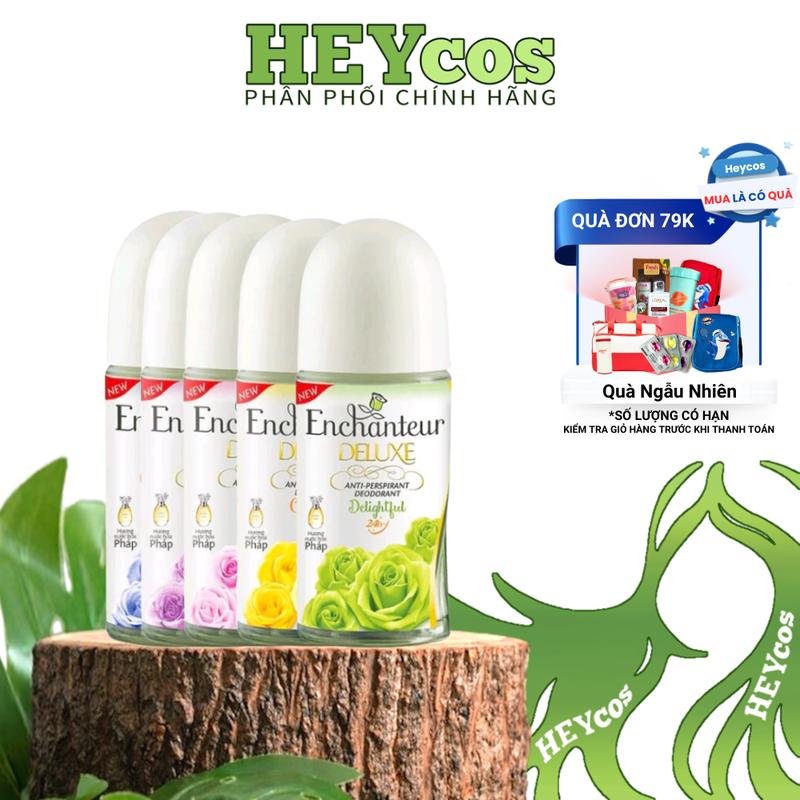 [CHÍNH HÃNG] Lăn Khử Mùi Hương Nước Hoa Enchanteur 50ml/25ml – Dạng Nước, Hương Nước Hoa, Khử Mùi Hiệu Quả 24h, Dịu Nhẹ Cho Da Nhạy Cảm