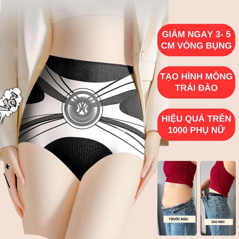 Quần gen nịt bụng siêu vi sợi nano QG09 - Siết eo, nâng mông định hình cơ thể - Chất liệu Spantex