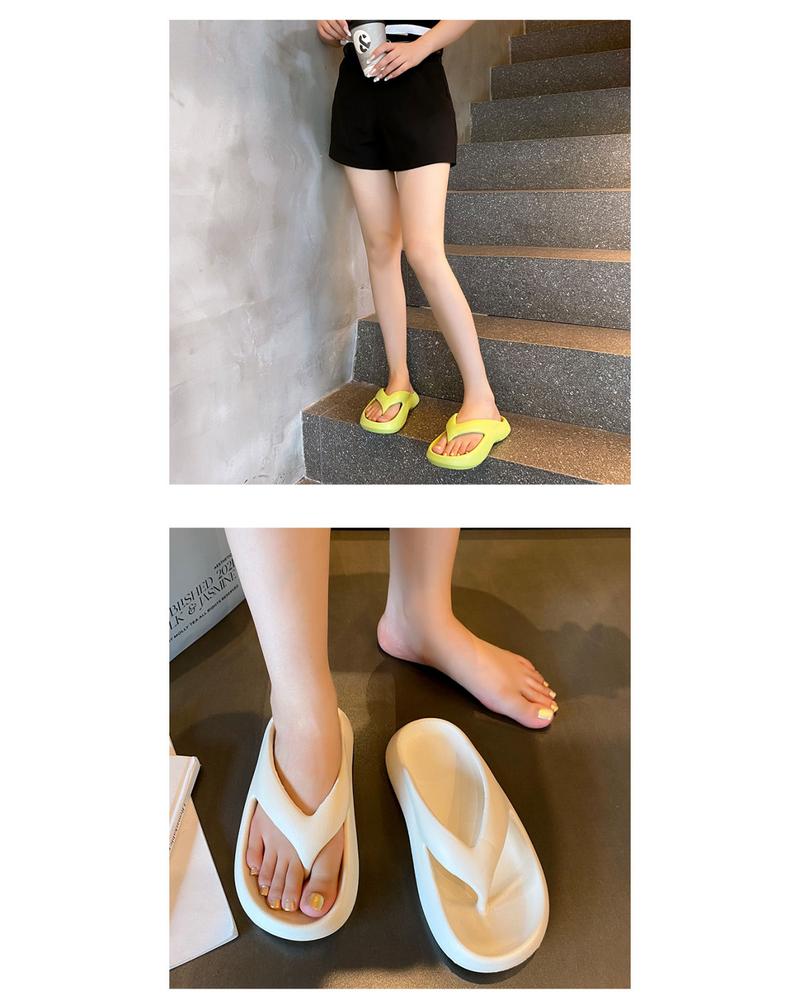 Product Introduction of Dép Tăng Chiều Cao, Ngoài Trời Mùa Hè, Dành Cho Nữ, Dép Xỏ Ngón Đi Trong Nhà Thường Ngày Dép Đi Biển Trong Nhà Chống Trượt, Thời Trang, Dễ Phối Đồ, Cá Tính 22