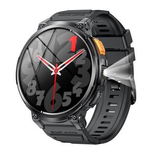 Jam Tangan Pintar, Model K66 Baharu, Bateri Boleh Dicas Semula, Panggilan Bluetooth, Lampu Suluh, Skrin IPS 1.85 inci, dengan Kadar Jantung, Tekanan Darah dan Oksigen Darah, Pelbagai Fungsi, Sesuai untuk Pelbagai Sukan, 2025