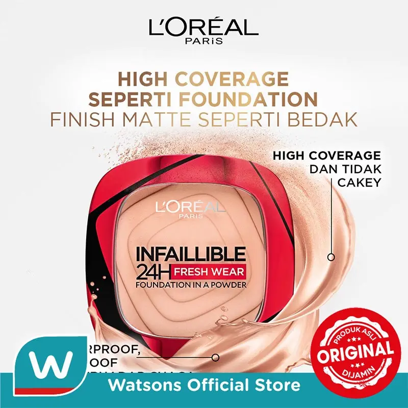 L'Oréal Paris Infallible 24h Fresh Wear Powder Foundation 220 Sand