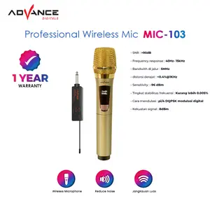 MIC103 Advance Microphone Mic Wireless Single Mikrofon Mik