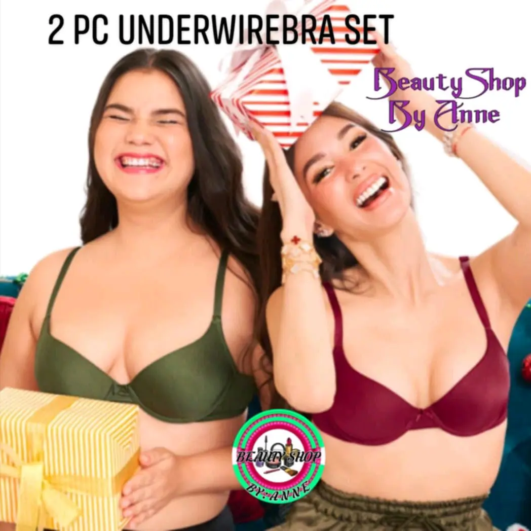 2pc Lana Moulded Cup Underwire Push up Bra set