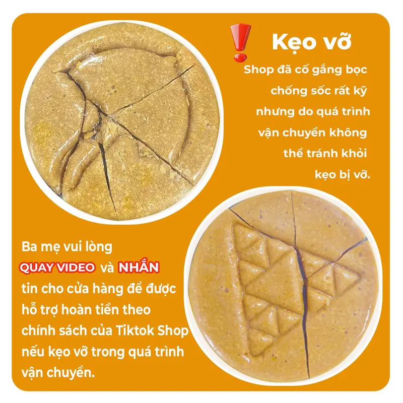Trò Chơi Con Mực Kẹo Đường Dalgona Thử Thách Tách Kẹo - 104 1