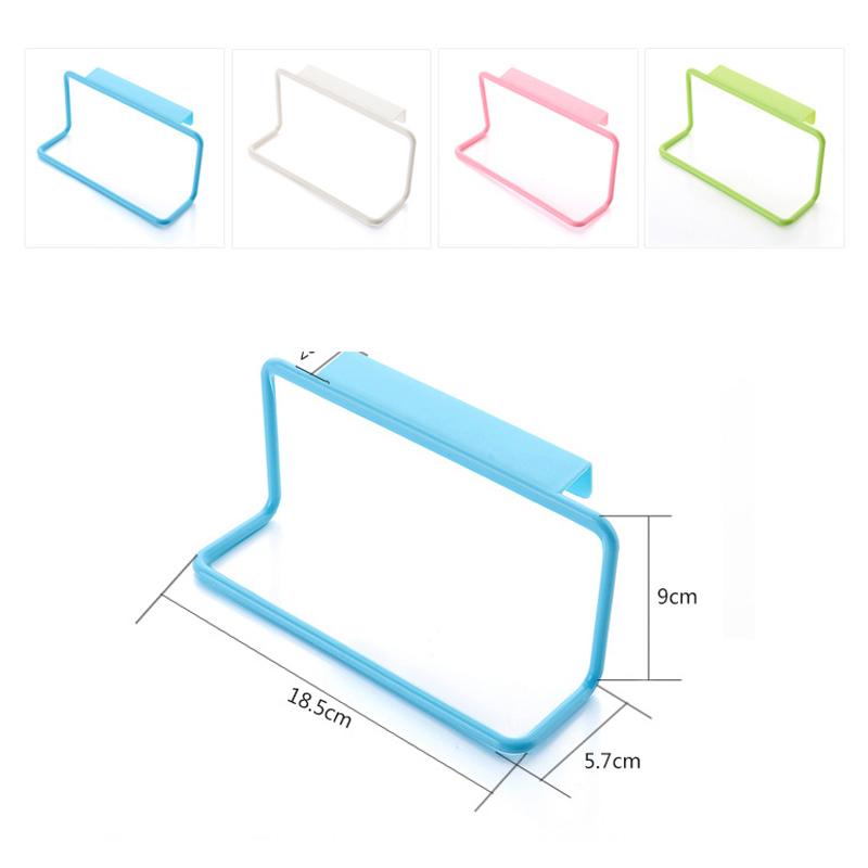 Product Introduction of 1Pcs Plastic Hanging Holder Multifunction Towel Rack Cupboard Cabinet Door Back Home Storage Organizer Kitchen Accessories 40