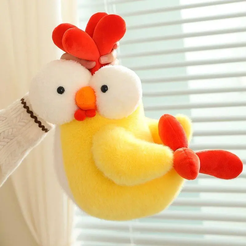 Búp Bê Đồ Chơi Nhồi Bông Hoạt Hình, Vui Nhộn, Thiết Kế Gà Con Dễ Thương, Thời Trang, Thích Hợp Cho Trẻ Em, Quà Sinh Nhật, Đồ Trang Trí Đầu Giường