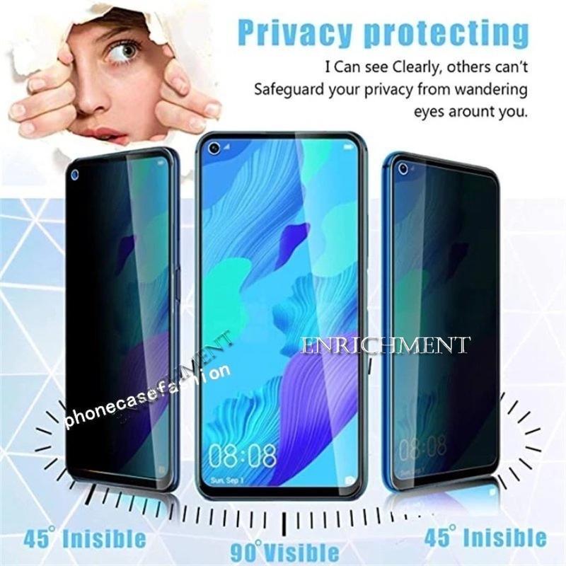Product Introduction of 2in1 Private Tempered Glass For Xiaomi Redmi Note13 Note 13 Pro 5G Not 13Pro 4G Anti-Spy Screen Protector 9H Full Cover Anti Peek Privacy Camera Lens Film Protective Glass 24