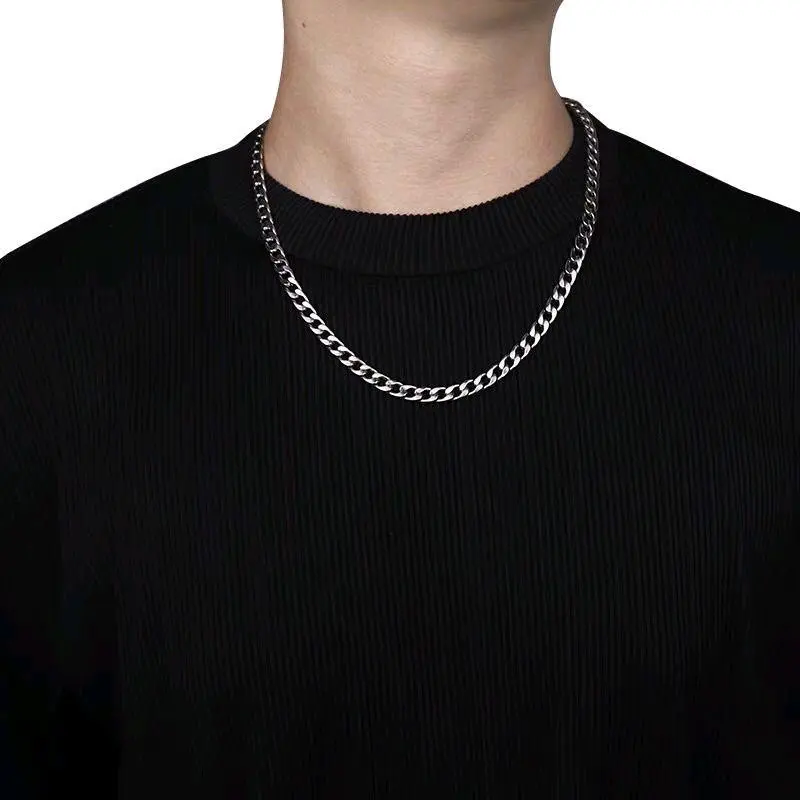 KALUNG TITANIUM PRIA WANITA MODEL RANTAI HIP HOP