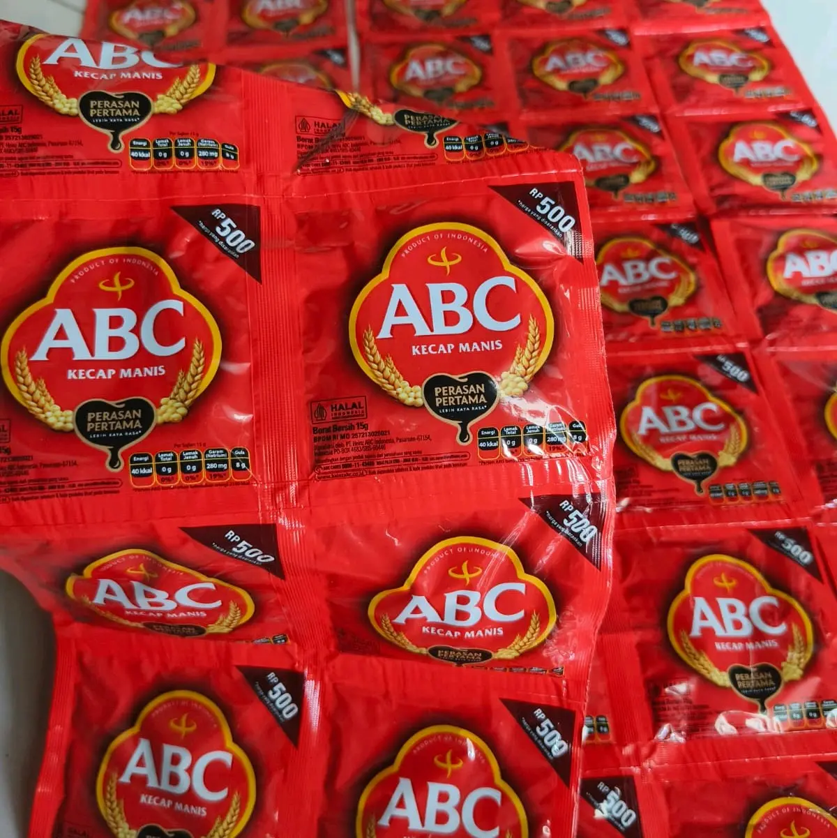 KECAP ABC kemasan 500an 5000 dapat 12sachet