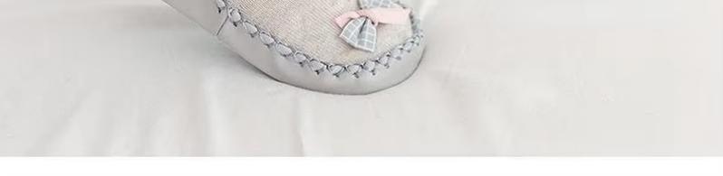 Product Introduction of Kasut dan Stokin Bayi Baru Lahir, Model Musim Luruh dan Musim Sejuk, Bahan Kapas, Stokin Bayi Perempuan, Rekaan Ikatan bentuk rama-rama Kartun, Tidak licin, Sesuai untuk Kanak-kanak, Termasuk Stokin Baby 4