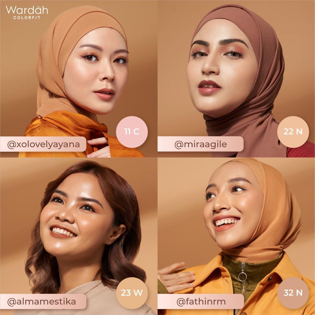Wardah "REFILL" Colorfit Perfect Glow Cushion SPF 33 PA++ - Tahan 12 Jam Hasil Glowing