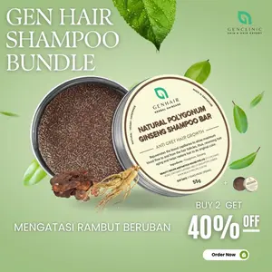 GENHAIR NATURAL POLYGANIUM SHAMPOO BAR 55GR