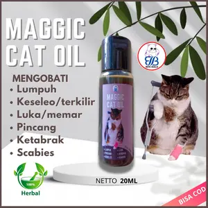 maggic cat oil obat patah kaki pincang keseleo kucing 20ml