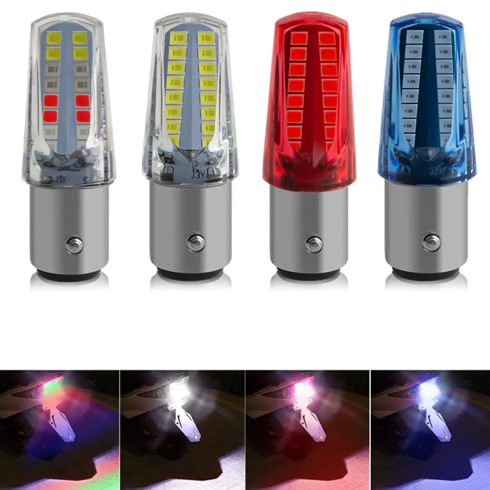 [Daily Deals] 1pcs 1157 Motorcycle Tail Light Bulb Brake Strobe Car ...