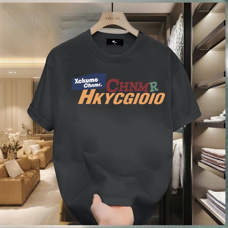 Product Introduction of Áo Thun Nam, 100% Cotton, ngắn Tay, Dáng Rộng Vừa Vặn, Thoải Mái, In Chữ Tiếng Anh 14