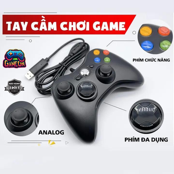 Tay cầm chơi game FIFA Online 4 PC 360 Có Rung, Tay Cầm FO4 có dây cho PC, Laptop - Phụ kiện chơi điện tử
