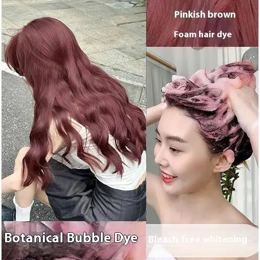 2025 Plant Hair dye , a variety of color hair cream, Organic without bleaching, can cover the white hair, Dye the color you want, Comes with a hair mask and a variety of tools 300ml