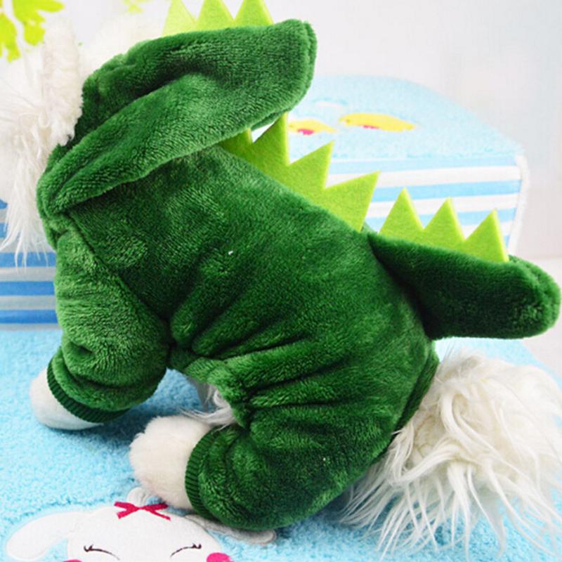 Product Introduction of Pet Dog Clothes Small and Medium-Sized Dogs with Velvet Dinosaur Pet Cat Clothes 23