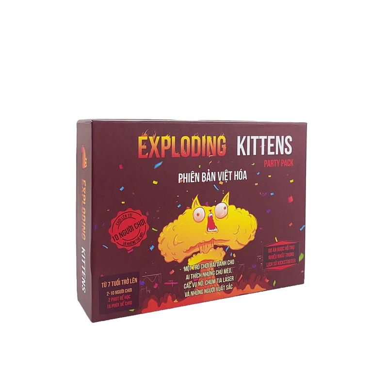  Board game Mèo Nổ cảm tử Exploding Kittens Party Pack Việt Hóa 