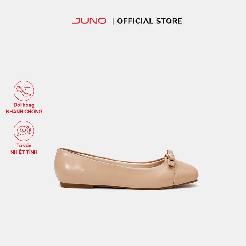 JUNO Giày Búp Bê Ballerina Trang Trí Nơ - BB01142