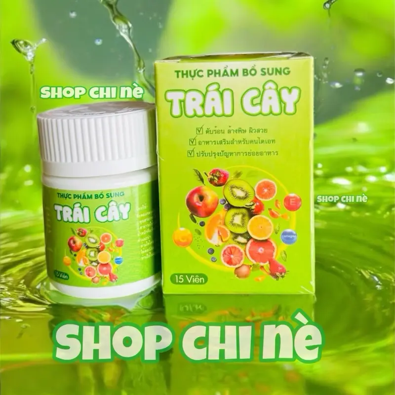 Viên uống vitamin trái cây hổ trợ chăm sóc sắc đẹp