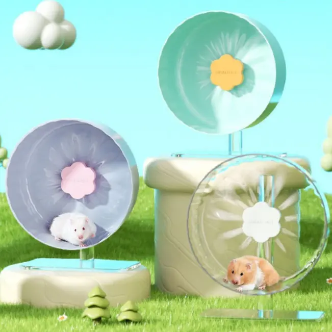Wheel Hamster Bucatstate size Đại 26cm. Bánh Xe Chạy Cho Hamster Apricot Blossom Hãng Bucatstate 26cm. 0