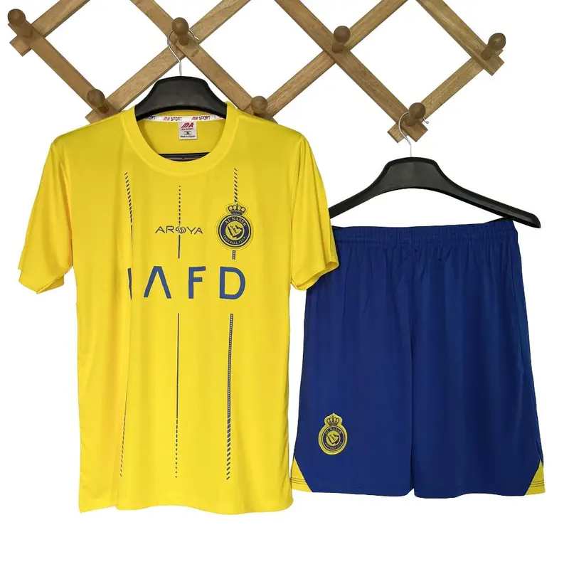 Bộ Quần Áo Đá Bóng CLb Al Nassr Cr7 2024 Chất Vải Mát Thấm Hút Mồ Hôi Comshop34 Top 2