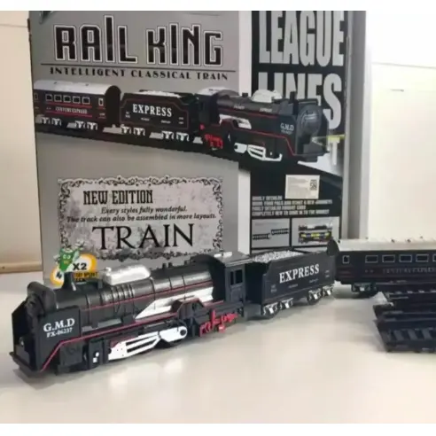 Mainan Anak Kereta Api Rail King / Mainan Kereta Api Train Play Set SNI Murah Asli Set Hadiah   Toys