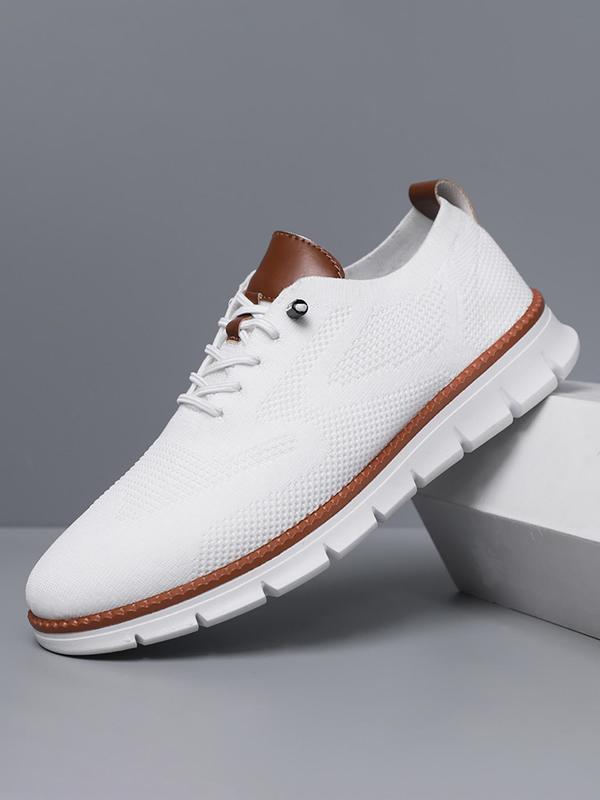 Men's Sporty Lace Up Low Top Sneakers, 1 Pair 2025 New Casual Comfortable Breathable Running Shoes for Men, Fashionable Workout Sneakers for Daily Wear, Athletic Shoes, Jogging Shoes 3