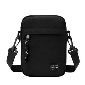 Tas Selempang Fashion Pria hitam Slingbag Original Crossbody Simpel Minimalis DTS02