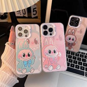 Case for IPhone 11 Pro Max 15 14 12 13 XR 7Plus XS 8 SE Hollow rag pattern, black premium matte imd hard shell