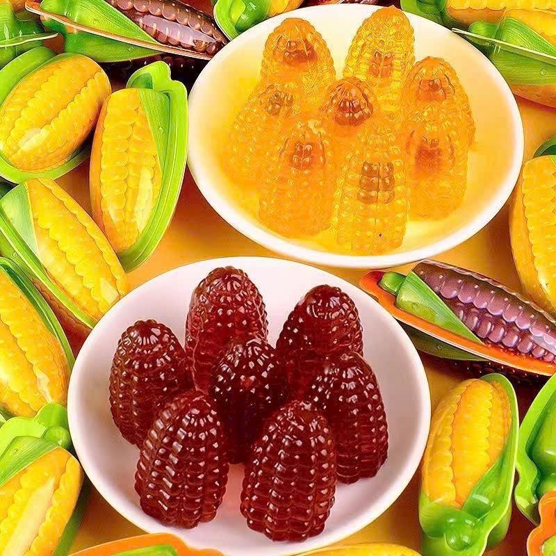  Sỉ 1kg kẹo ngô  bắp  dẻo 3D nhân chảy thơm ngon 