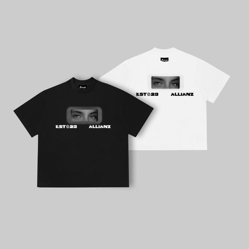 T-Shirt Áo Thun 280GSM Eye Allianz Form Boxy Chất liệu Cotton 0