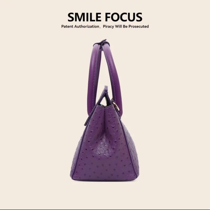 Product Introduction of [ Túi Hoàng Gia] SF 2637-1 Smile Focus. Chuẩn Chính Hãng, Da bò, Màu tím Sang Trọng, Thời Thượng 2