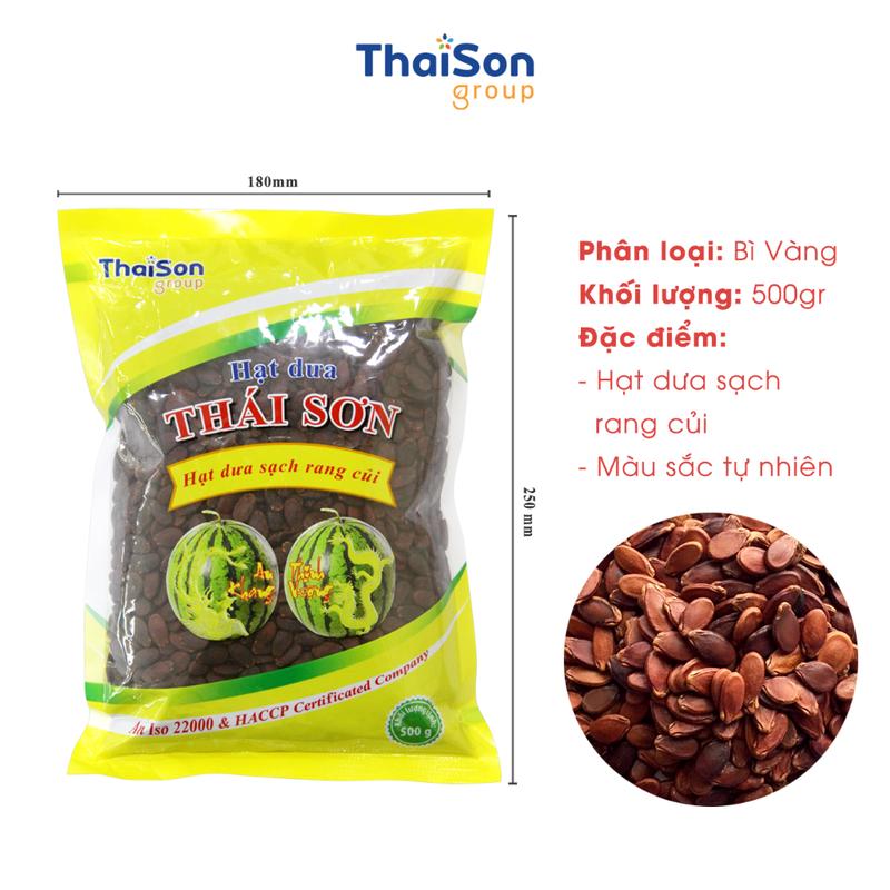 Hạt Dưa Sạch Thái Sơn Rang Củi Không Nhuộm Màu 1Kg | Loại Bì Vàng Snack