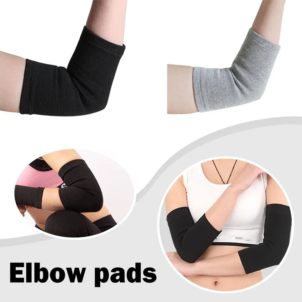 【COD】2pcs Elastic Sports Elbow Sleeve Brace Support Bandage Band Sleeve Arm Sport Basketball W0B5