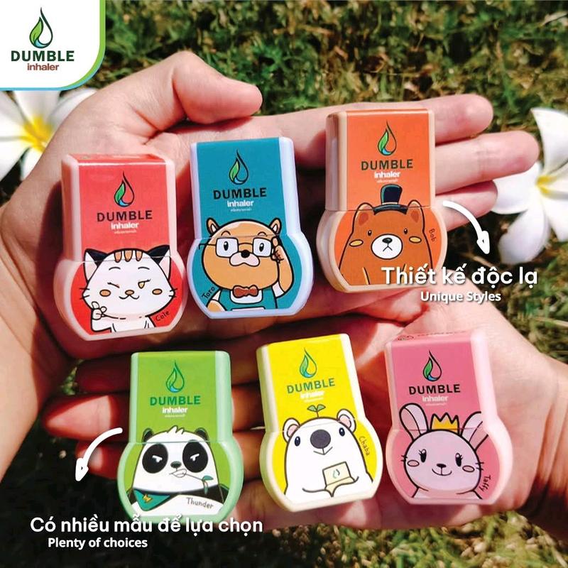  1 ống hít 2 đầu thông mũi sảng khoái Dumble inhaler Thái Lan 