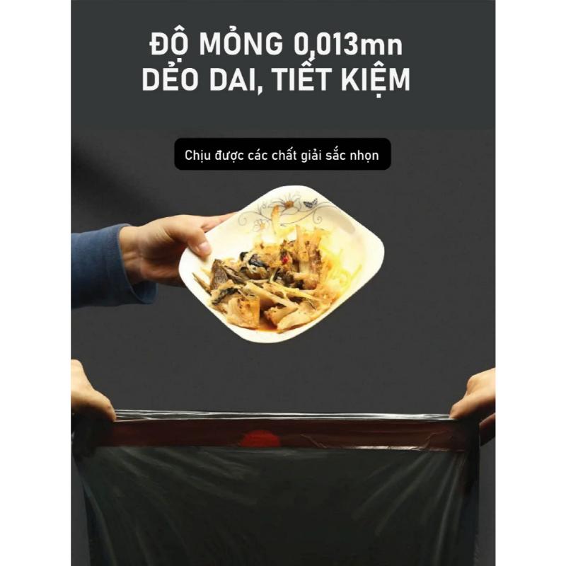 Túi đựng rác có dây rút size đại 55x60cm TACHI STORE thế hệ mới phân hủy sinh học, chịu lực, tiện dụng và tiết kiệm 5