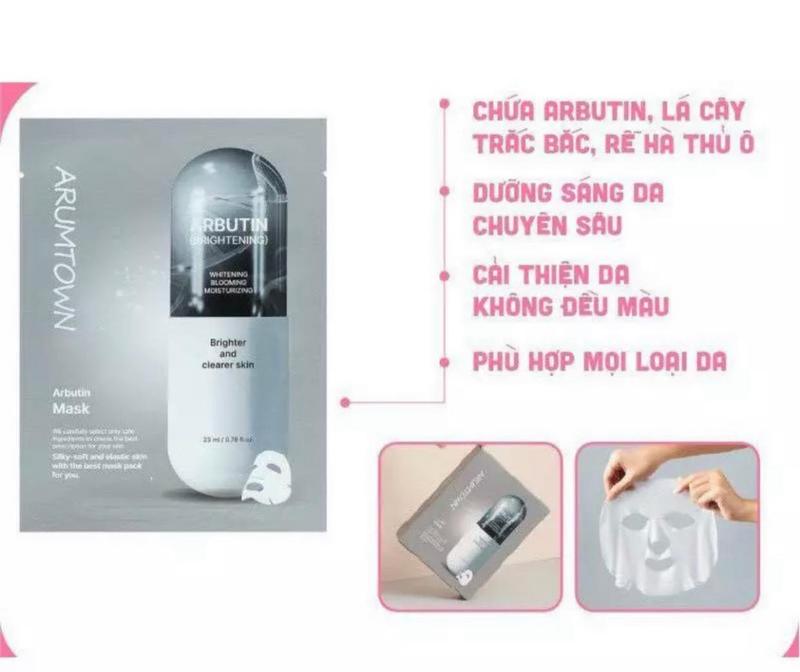 Mặt Nạ Dưỡng Da Làm Sáng Cấp Ẩm Arumtown Hàn Quốc (25g) 2