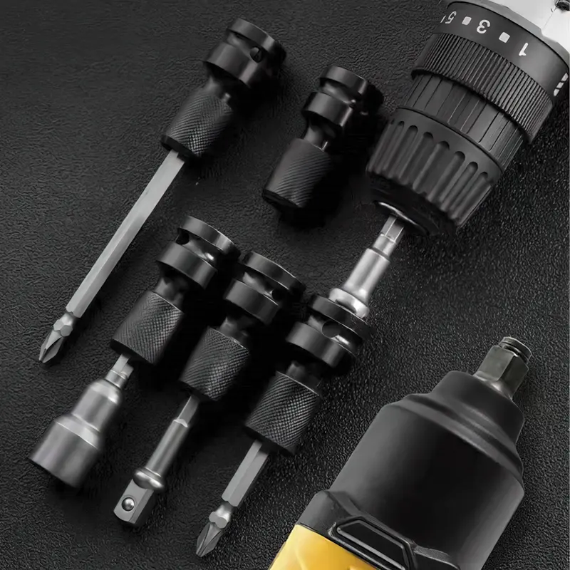 ALLEFIX Mata Obeng Konektor Adapter Impact Wrench 1/2 Inch ke 1/4 Inch - 6631 5