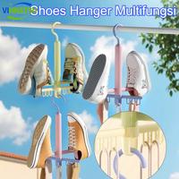 Gambar Vinnatsu Sepatu Sandal Hanger Jemuran Rak / Multifungsi Hanger Sepatu / Jemuran Kaos Kaki Serbaguna / Hanger Sepatu Pink Plastik Hijau - green dari Vinnatsu official Kab. Tangerang 1 Tokopedia