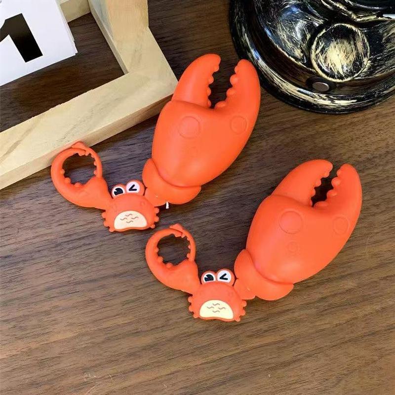 Product Introduction of Creative Crab Design Keychain Toy, Cute Crab Shaped Novelty Toy, Finger Biting Toy, Backpack Pendant, Car Decoration, Small Gift Bag 5