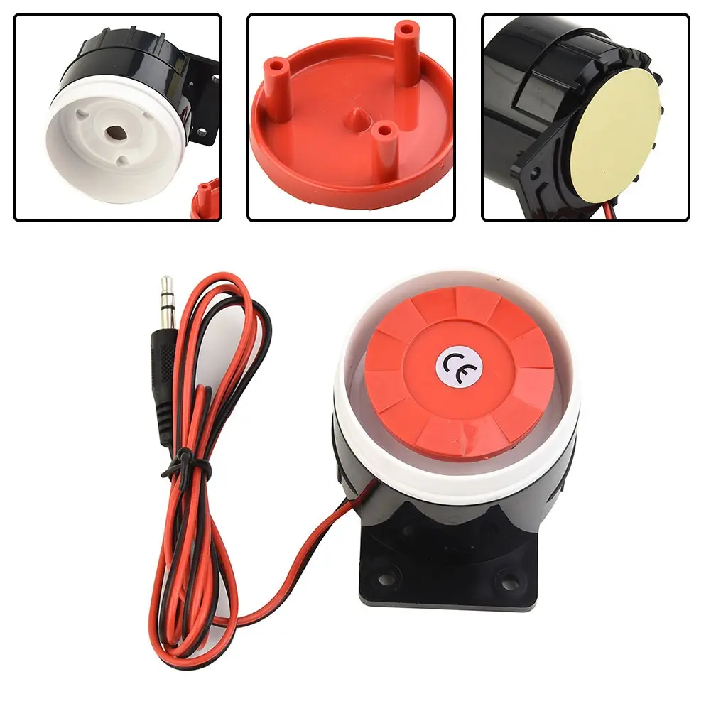 DC 12V  120dB Loud Indoor Siren Wired Alarm , for home security