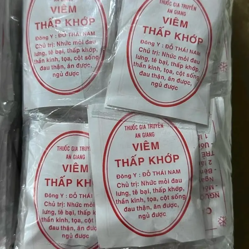Đông y gia truyền viêm thấp khớp bịch 50 gói dạng viên 4