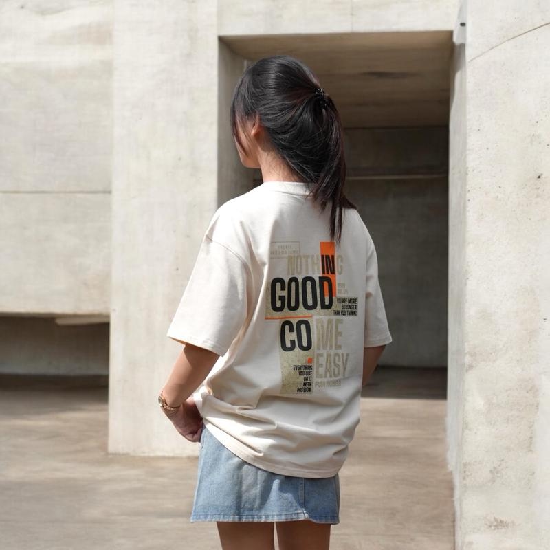 Áo thun cotton UniLocal cao cấp mềm mướt 270gsm oversize unisex Nothing áo phông chất liệu cao cấp 6
