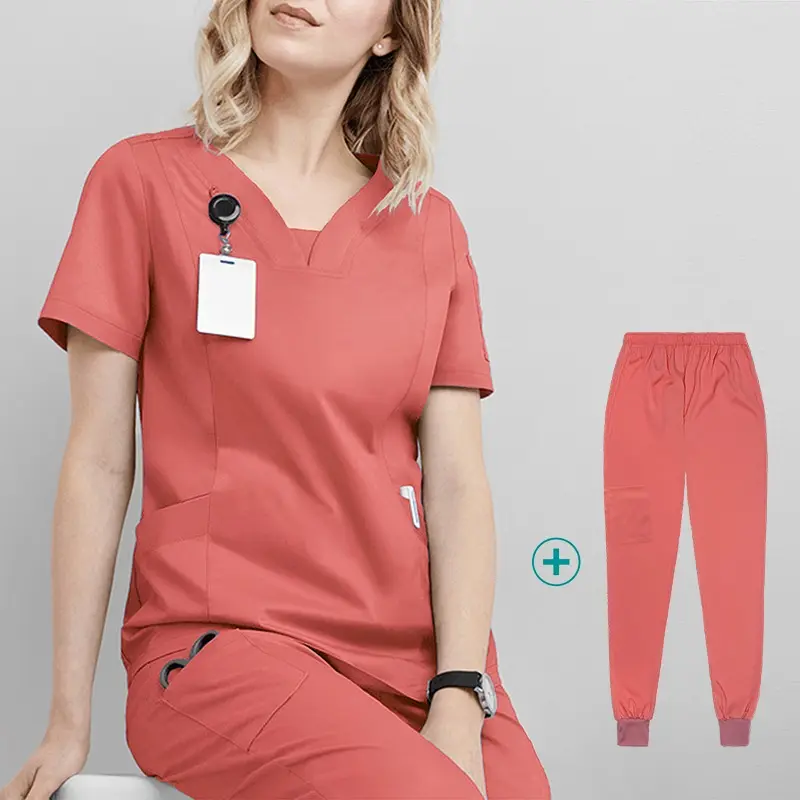 VShell scrub suit, surgical suit, doctor and nurse, beauty salon, Dental Hospital, clothes, hand wash clothes.