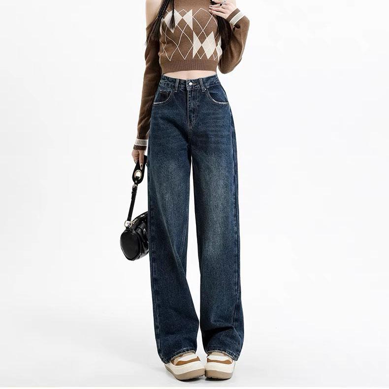 Moli Jeans - Quần jean Suông Ống Rộng BigSize Denim 4542 Quần Jean Ống Rộng Wash Màu, Quần Bò Ống Rộng, Kiểu Dáng Ống Suông Rộng, Quần Bò Nữ Ống Rộng Dáng Xuông Nữ Pants Baggy Women Ong | BigBuy360 - bigbuy360.vn